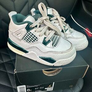 Toddler Jordan Retro 4 ‘oxidized green’